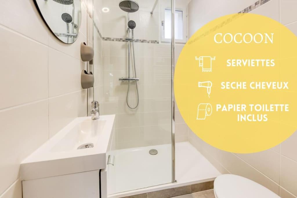 Apartmán Cocoon - Jardin - Boite A Cle - Wi-Fi Baulne Exteriér fotografie