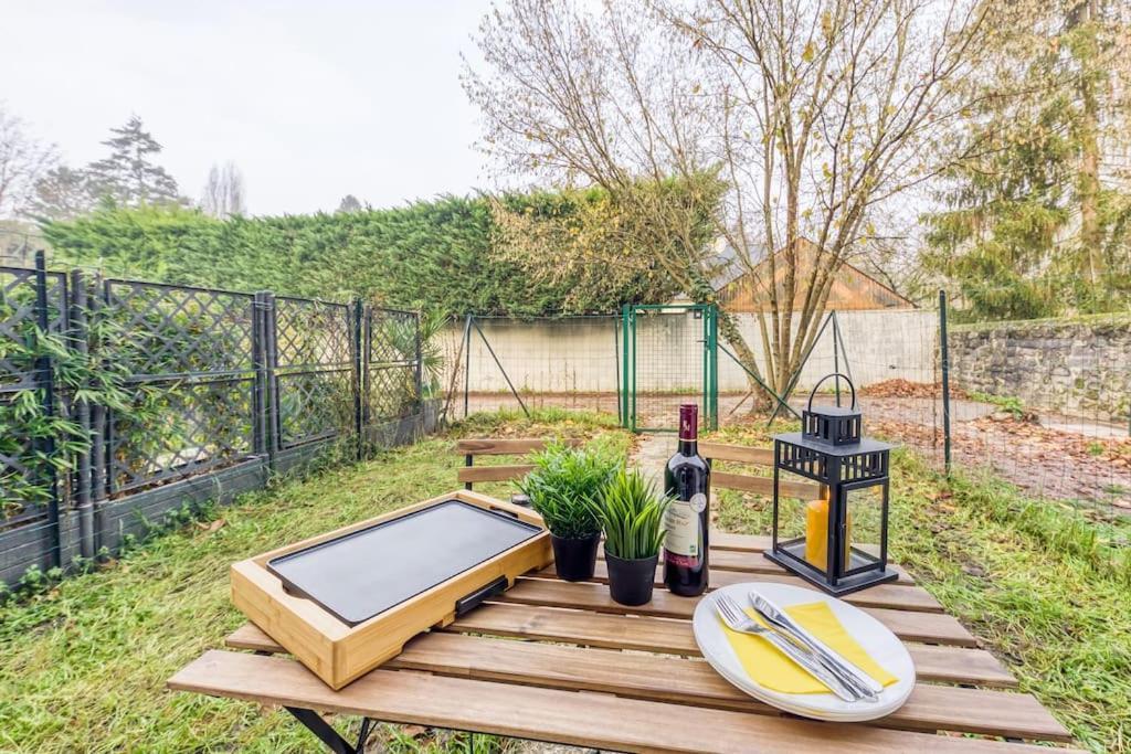 Apartmán Cocoon - Jardin - Boite A Cle - Wi-Fi Baulne Exteriér fotografie