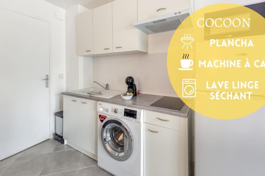 Apartmán Cocoon - Jardin - Boite A Cle - Wi-Fi Baulne Exteriér fotografie