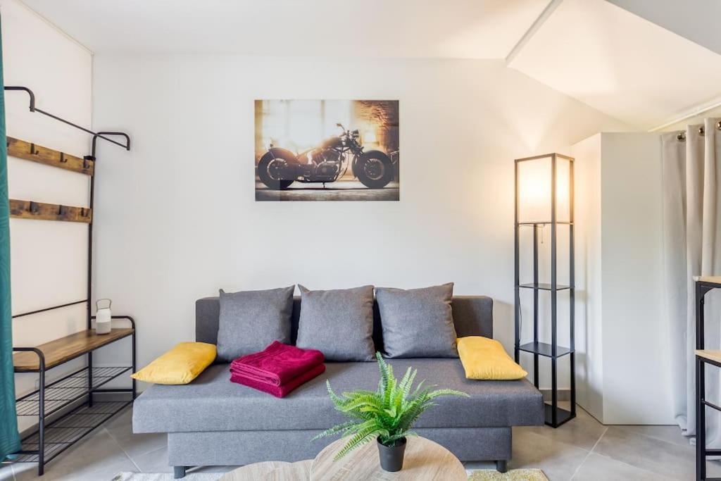 Apartmán Cocoon - Jardin - Boite A Cle - Wi-Fi Baulne Exteriér fotografie