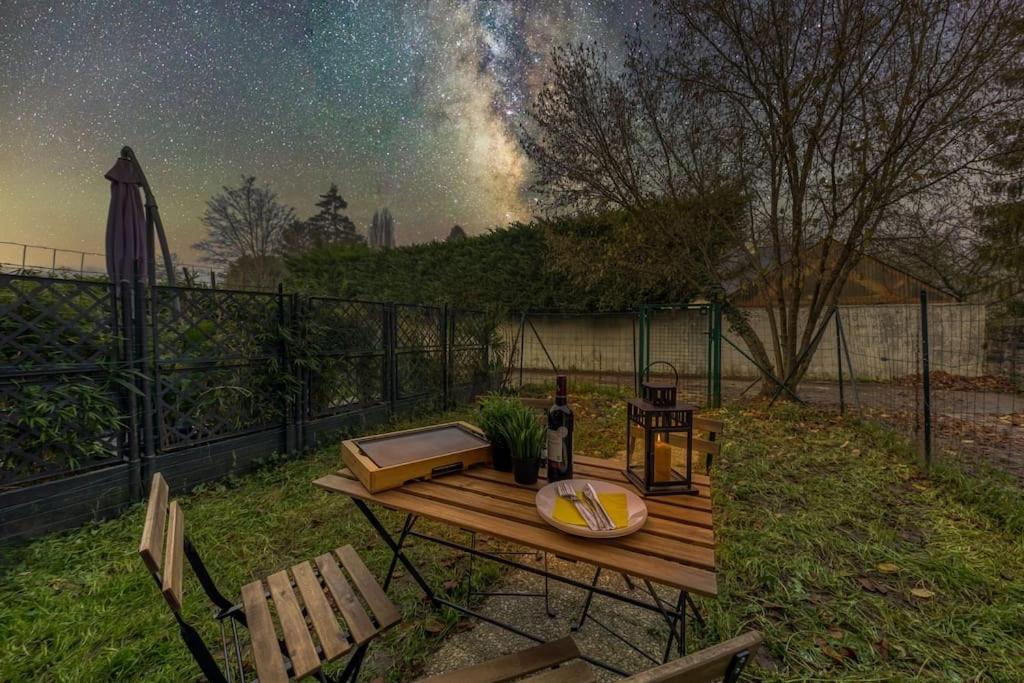 Apartmán Cocoon - Jardin - Boite A Cle - Wi-Fi Baulne Exteriér fotografie